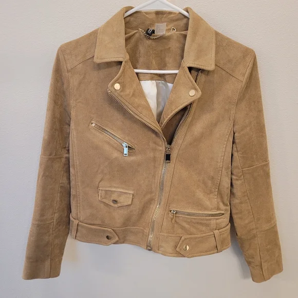H&m suede rider jacket - Picture 3 of 4